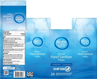 Label Image (Instant Hand Sanitizer Wipes 24 Pcs)